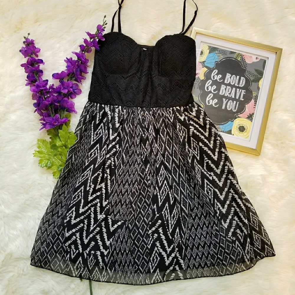 Chevron ikat dress SMALL